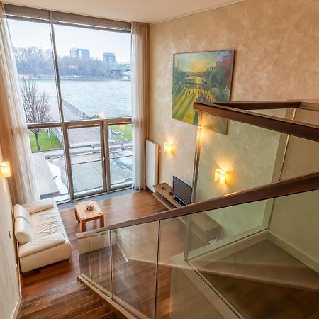 Luxury With Danube River View Братислава Екстер'єр фото