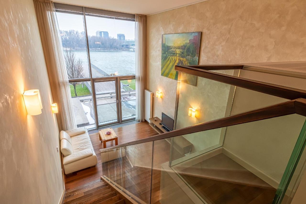 Luxury With Danube River View Братислава Екстер'єр фото